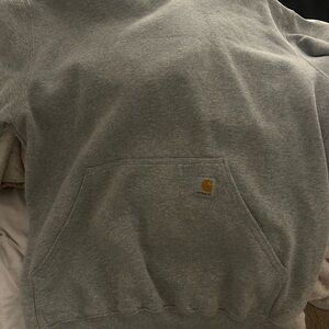 Carhartt Heather Gray Sweatshirt with Logo